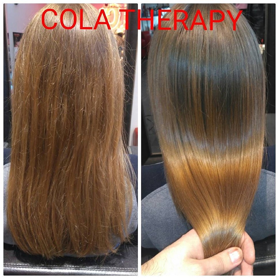 cola therapy кола терапия волос примеры работ