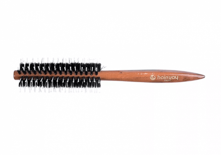 Брашинг Hairway Glossy Wood для волос, деревянный, 8 рядов, 12мм (06926) 06127