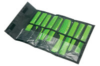 Набор расчесок Dewal в черном чехле 9 шт салатовые CO-9-Light Green