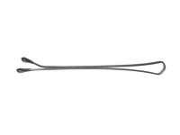 Невидимки для волос 50мм прямые с закругленными концами,серебристые (Бельгийские)