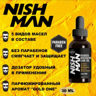 Nishman набор для ухода за бородой Premium: масло + парфюм для бороды и усов