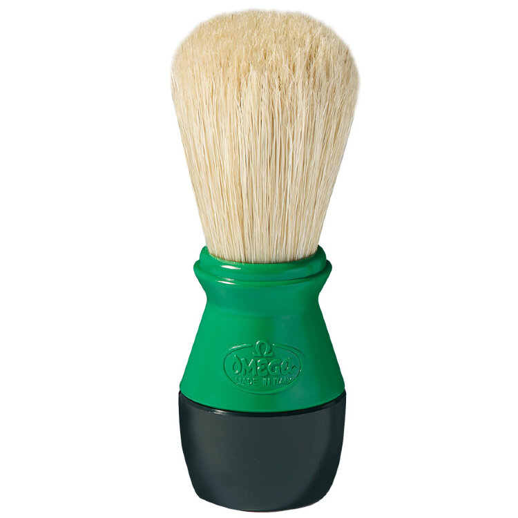 Помазок для бритья Omega Pure Bristle Shaving Brush 40099 Green